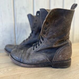Freebird by Steven Chase distressed leather boots